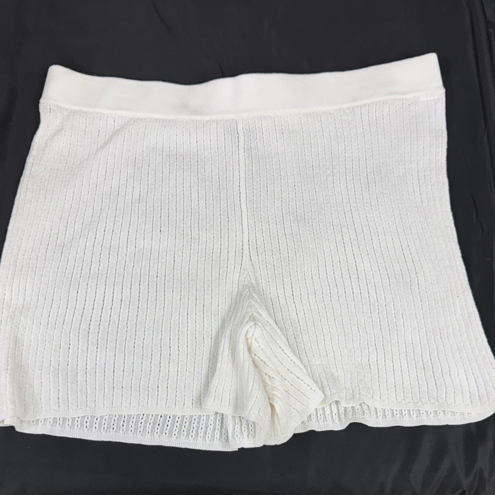 Wild Fable White Knit Shorts plus size xxl new without tags